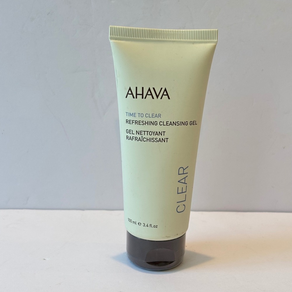 AHAVA Time To Clear Refreshing Cleansing Gel 3.4oz 100ml Face Wash New Sealed